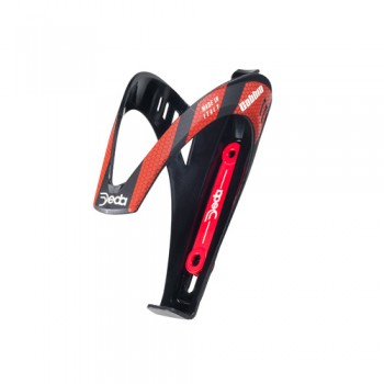 Portabotella Deda Gabbia, negro c/rojo. PSVP $13.990