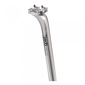Tubo de sillín Deda RS01, Silver Polish, 27,2 mm. PSVP $46.990