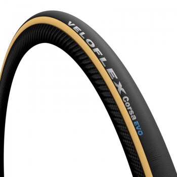 Neumático Veloflex Corsa Evo, 700x25c, Ruta, Tan, 220 gr. PSVP $59.990
